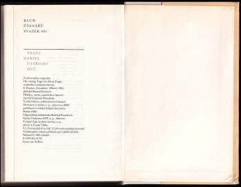 Franz Werfel: Čtyřicet dnů