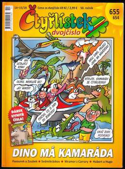 Čtyřlístek č. 654 - 655 - Dvojčíslo - Dino má kamaráda