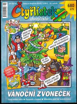 Čtyřlístek č. 679 - 680, Dvojčíslo 19 - 20/19 : Vánoční zvoneček