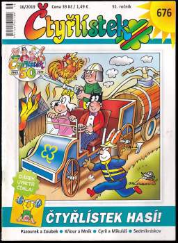 Čtyřlístek hasí!, Čtyřlístek 676