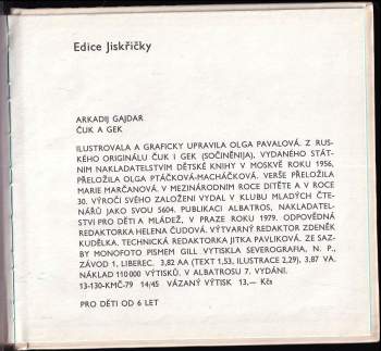 Arkadij Petrovič Gajdar: Čuk a Gek