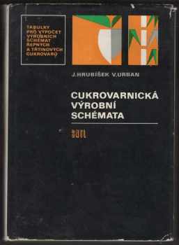 Josef Hrubíšek: Cukrovarnická výrobní schémata : tabulky pro výpočet výrobních schémat řepných a třtinových cukrovarů