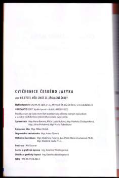 Hana Barone: Cvičebnice českého jazyka, aneb, Co byste měli znát ze základní školy