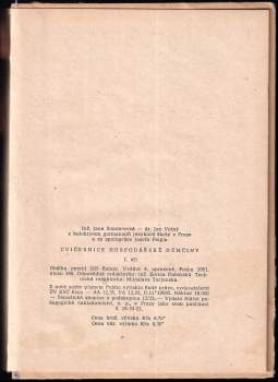 Jana Sommerová: Cvičebnice hospodářské němčiny