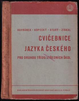 Cvičebnice jazyka českého pro druhou třídu středních škol