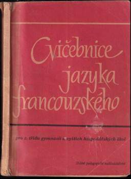 Jarmila Hamplová-Šusterová: Cvičebnice jazyka francouzského pro 3. a 4. třídu gymnasií a vyšších hospodářských škol