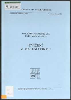Cvičení z matematiky I