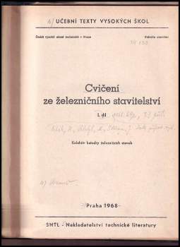 Cvičení ze železničního stavitelství I + II