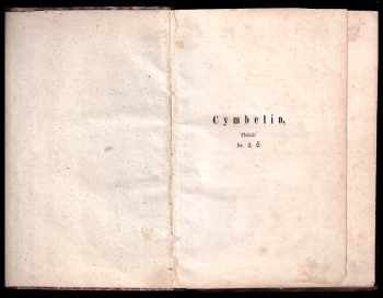 William Shakespeare: Cymbelín