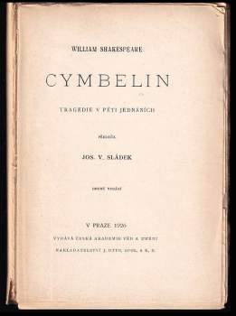 William Shakespeare: Cymbelin