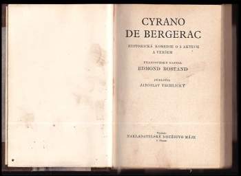 Jaroslav Vrchlický: Cyrano de Bergerac