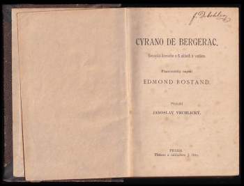 Edmond Rostand: Cyrano de Bergerac