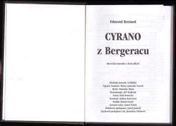 Edmond Rostand: Cyrano z Bergeracu