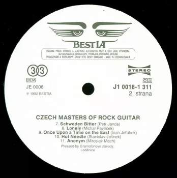 Various: Czech Masters Of Rock Guitar / Čeští Mistři Rockové Kytary