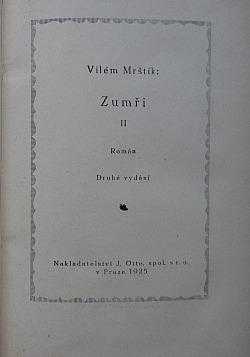 Vilém Mrštík: Zumři