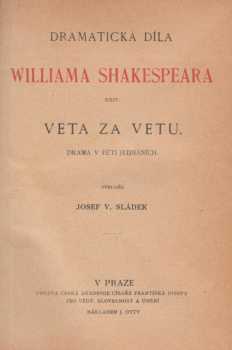 William Shakespeare: Veta za vetu