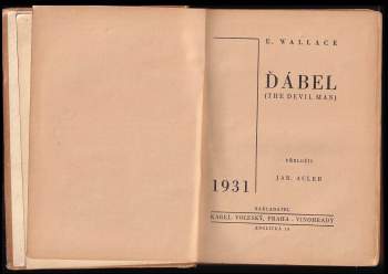 Edgar Wallace: Ďábel