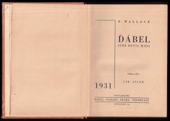 Edgar Wallace: Ďábel