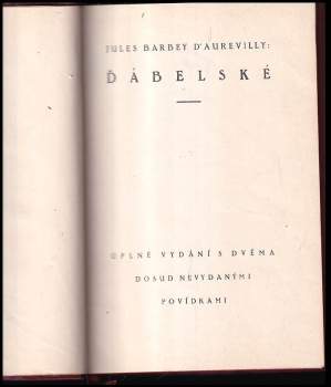 Jules Amédée Barbey d'Aurevilly: Ďábelské