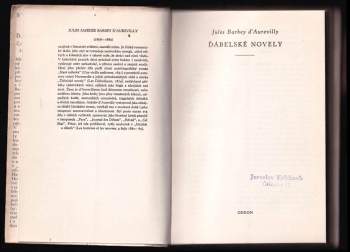 Jules Amédée Barbey d'Aurevilly: Ďábelské novely