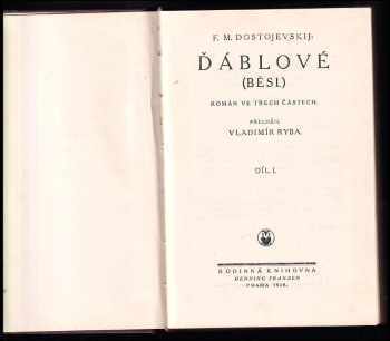 Fedor Michajlovič Dostojevskij: Ďáblové (Běsi)