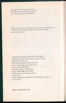 Raymond Khoury: Ďáblův elixír