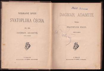 Svatopluk Čech: Dagmar ; Adamité