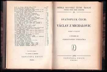 Svatopluk Čech: Václav z Michalovic