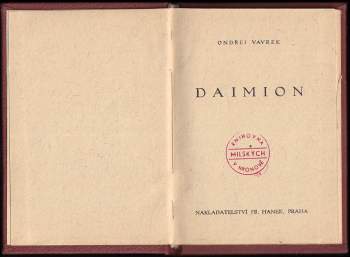 Ondřej Vavrek: Daimion