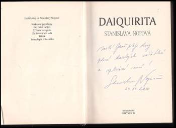 Stanislava Nopová: Daiquirita