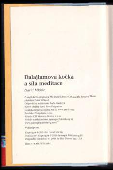 David Michie: Dalajlamova kočka a síla meditace