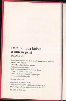 David Michie: Dalajlamova kočka a umění příst