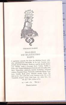 Thomas Hardy: Daleko od hlučícího davu
