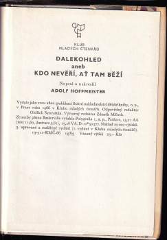 Adolf Hoffmeister: Dalekohled, aneb, Kdo nevěří, ať tam běží