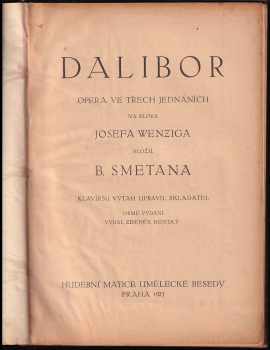 Bedřich Smetana: Dalibor