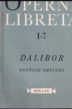 Dalibor-Operní libreta