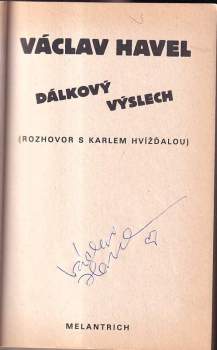 Václav Havel: Dálkový výslech