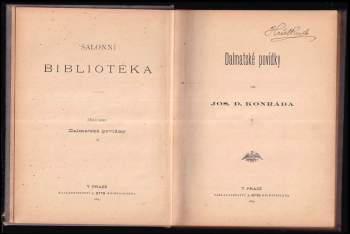 Josef Deograt Konrád: Dalmatské povídky