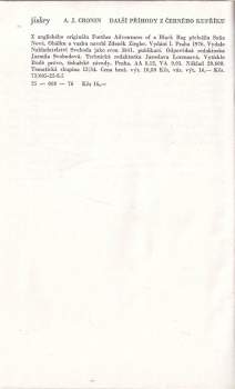 A. J Cronin: Další příhody z černého kufříku