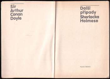Arthur Conan Doyle: Další případy Sherlocka Holmese