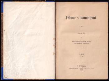 Alexandre Dumas: Dáma s kameliemi