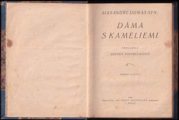 Alexandre Dumas: Dáma s kameliemi