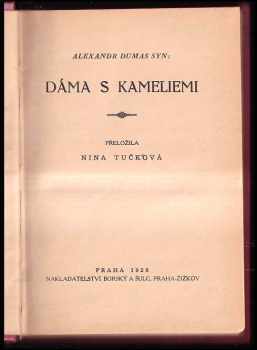 Alexandre Dumas: Dáma s kameliemi