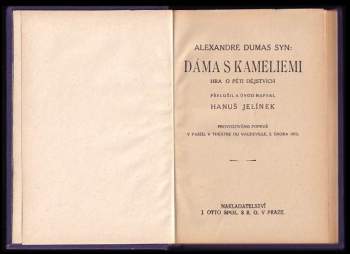 Alexandre Dumas: Dáma s kameliemi