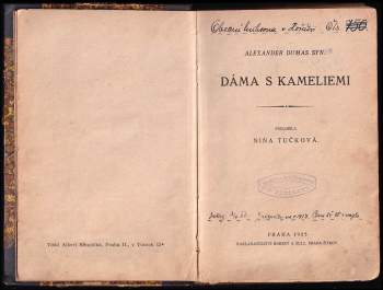 Alexandre Dumas: Dáma s kameliemi