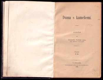 Alexandre Dumas: Dáma s kameliemi