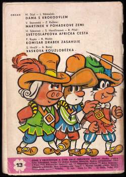 Miloš Štípl: Dáma s krokodýlem a čtyři další obrázkové příběhy - Čtyřlístek 13