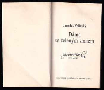 Jaroslav Velinský: Dáma se zeleným slonem