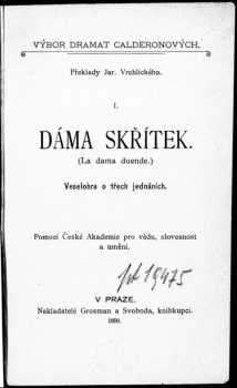 Pedro Calderón de la Barca: Dáma Skřítek