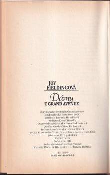 Joy Fielding: Dámy z Grand Avenue